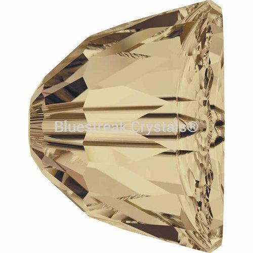Serinity Crystal Beads Small Dome (5542) Crystal Golden Shadow-Serinity Beads-8mm - Pack of 2-Bluestreak Crystals