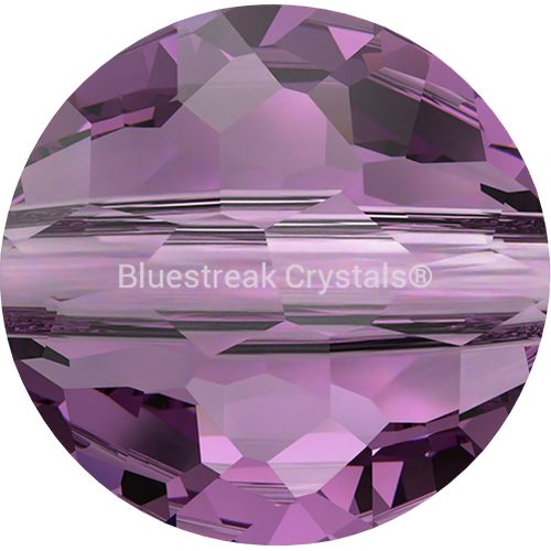 Serinity Crystal Beads Thin Round (5034) Amethyst-Serinity Beads-6mm - Pack of 4-Bluestreak Crystals