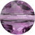 Serinity Crystal Beads Thin Round (5034) Amethyst-Serinity Beads-6mm - Pack of 4-Bluestreak Crystals