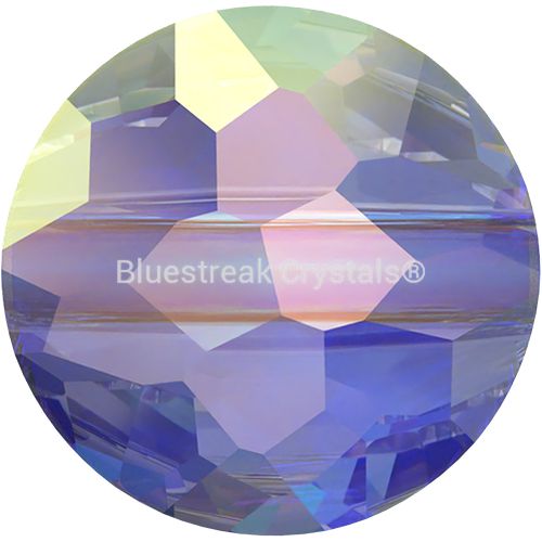 Serinity Crystal Beads Thin Round (5034) Crystal AB-Serinity Beads-6mm - Pack of 4-Bluestreak Crystals