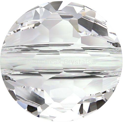 Serinity Crystal Beads Thin Round (5034) Crystal-Serinity Beads-6mm - Pack of 4-Bluestreak Crystals