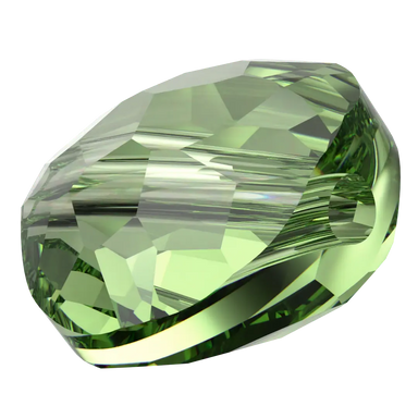 Serinity Crystal Beads Thin Round (5034) Dark Peridot - Bluestreak Crystals