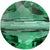Serinity Crystal Beads Thin Round (5034) Majestic Green-Serinity Beads-6mm - Pack of 4-Bluestreak Crystals
