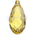 Serinity Crystal Pendants Briolette (6010) Light Topaz-Serinity Pendants-11mm - Pack of 1-Bluestreak Crystals