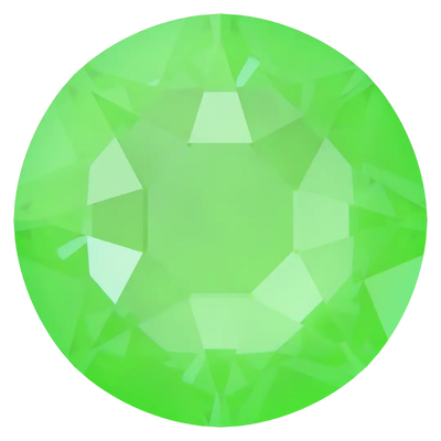 Serinity Flat Back Crystals Non Hotfix (2000, 2058 & 2088) Crystal Electric Green Ignite UNFOILED - Bluestreak Crystals