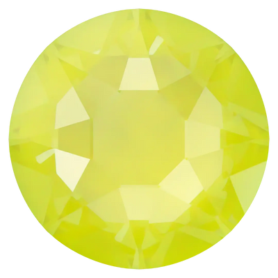 Serinity Flat Back Crystals Non Hotfix (2000, 2058 & 2088) Crystal Electric Yellow Ignite UNFOILED - Bluestreak Crystals