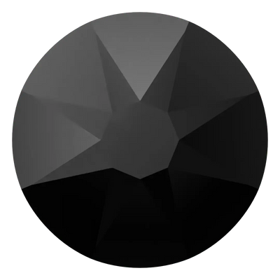 Swarovski Hotfix Flat Back Crystals (2000, 2038 & 2078) Jet Transparent - Bluestreak Crystals
