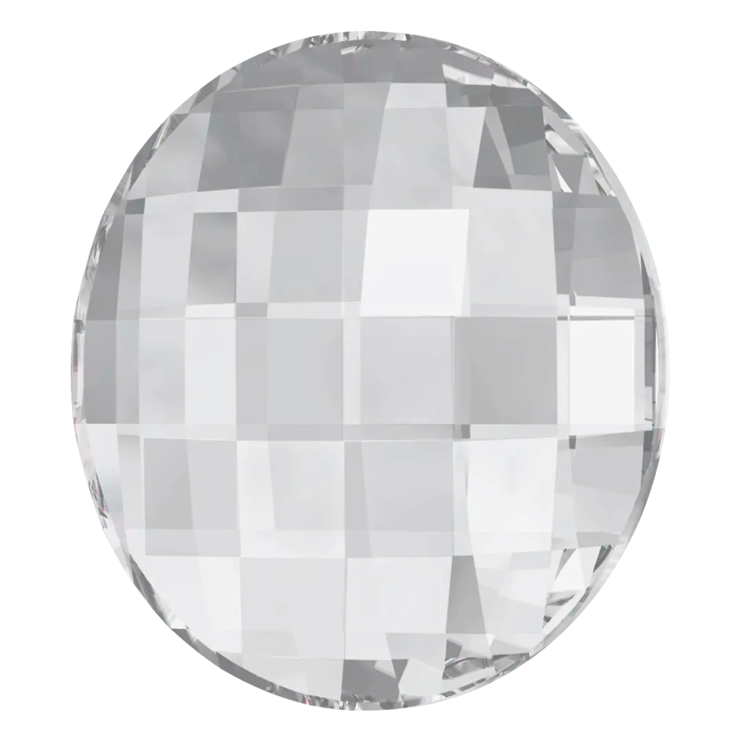 Serinity Flat Back Crystals Non Hotfix Chessboard Circle (2035) Crystal CAL V SI - Bluestreak Crystals