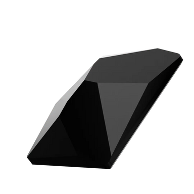 Serinity Flat Back Crystals Non Hotfix Cosmic (2520) Jet UNFOILED - Bluestreak Crystals