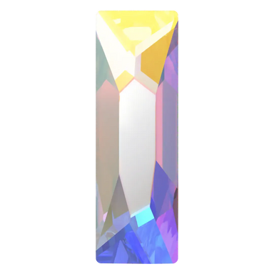 Serinity Flat Back Crystals Non Hotfix Cosmic Baguette (2555) Crystal AB - Bluestreak Crystals