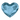 Serinity Flat Back Crystals Non Hotfix Heart (2808) Denim Blue - Bluestreak Crystals