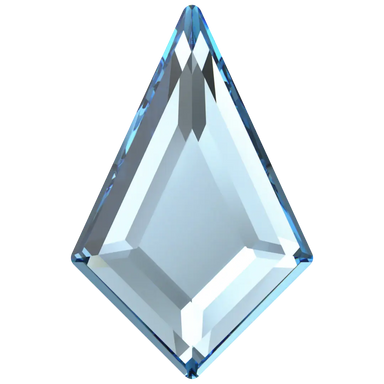 Swarovski Flat Back Crystals Non Hotfix Kite (2771) Aquamarine - Bluestreak Crystals