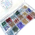 Serinity Flat Back Crystals Non Hotfix Mega Mix Rainbow - Bluestreak Crystals