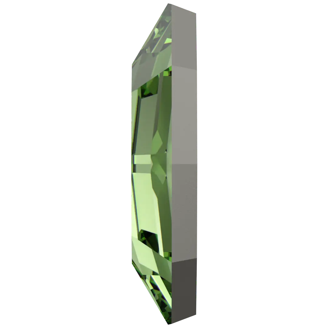 Serinity Flat Back Crystals Non Hotfix Navette (2200) Dark Peridot - Bluestreak Crystals