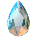 Serinity Flat Back Crystals Non Hotfix Pear (2303) Aquamarine Shimmer - Bluestreak Crystals