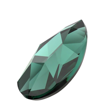 Serinity Flat Back Crystals Non Hotfix Pear (2303) Emerald - Bluestreak Crystals