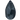Serinity Flat Back Crystals Non Hotfix Pear (2303) Graphite - Bluestreak Crystals