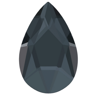 Serinity Flat Back Crystals Non Hotfix Pear (2303) Graphite - Bluestreak Crystals