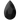 Serinity Flat Back Crystals Non Hotfix Pear (2303) Jet UNFOILED - Bluestreak Crystals