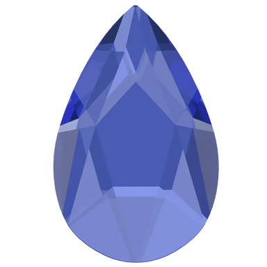 Serinity Flat Back Crystals Non Hotfix Pear (2303) Sapphire - Bluestreak Crystals