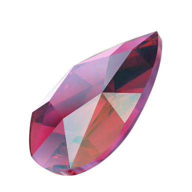 Serinity Flat Back Crystals Non Hotfix Pear (2303) Scarlet Shimmer - Bluestreak Crystals