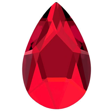 Serinity Flat Back Crystals Non Hotfix Pear (2303) Scarlet - Bluestreak Crystals