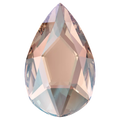 Serinity Flat Back Crystals Non Hotfix Pear (2303) Vintage Rose Shimmer - Bluestreak Crystals