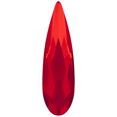 Swarovski Flat Back Crystals Non Hotfix Raindrop (2304) Light Siam - Bluestreak Crystals