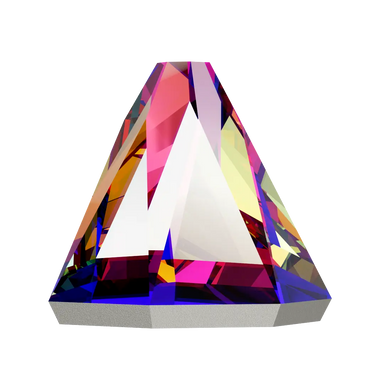 Serinity Flat Back Crystals Non Hotfix Round Spike (2019) Crystal Volcano - Bluestreak Crystals