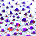 Swarovski Flat Back Crystals Non Hotfix Size Mix CRYSTAL AB - Bluestreak Crystals