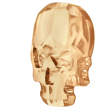 Serinity Flat Back Crystals Non Hotfix Skull (2856) Crystal Golden Shadow - Bluestreak Crystals