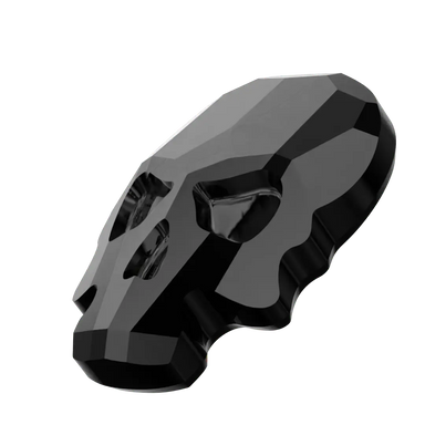 Serinity Flat Back Crystals Non Hotfix Skull (2856) Jet UNFOILED - Bluestreak Crystals