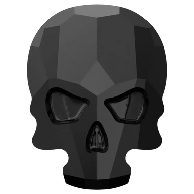 Serinity Flat Back Crystals Non Hotfix Skull (2856) Jet UNFOILED - Bluestreak Crystals