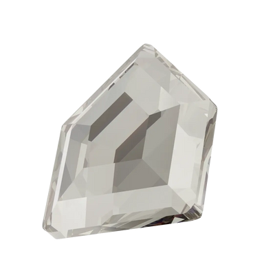 Serinity Flat Back Crystals Non Hotfix Small Pentagon (2775) Crystal Silver Shade - Bluestreak Crystals