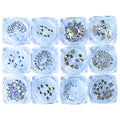 Serinity Flat Back Crystals Non Hotfix Supreme Mix Crystal AB - Bluestreak Crystals