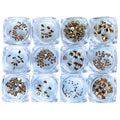 Serinity Flat Back Crystals Non Hotfix Supreme Mix Crystal Golden Shadow - Bluestreak Crystals