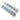 Swarovski Flat Back Crystals Non Hotfix Ultimate Mix CRYSTAL - Bluestreak Crystals