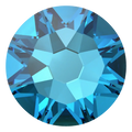 Swarovski Hotfix Flat Back Crystals (2000, 2038 & 2078) Crystal Bermuda Blue - Bluestreak Crystals
