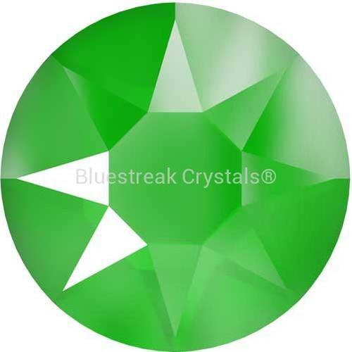 Serinity Hotfix Flat Back Crystals (2000, 2038 & 2078) Crystal Electric Green-Serinity Hotfix Flatback Crystals-SS10 (2.8mm) - Pack of 50-Bluestreak Crystals