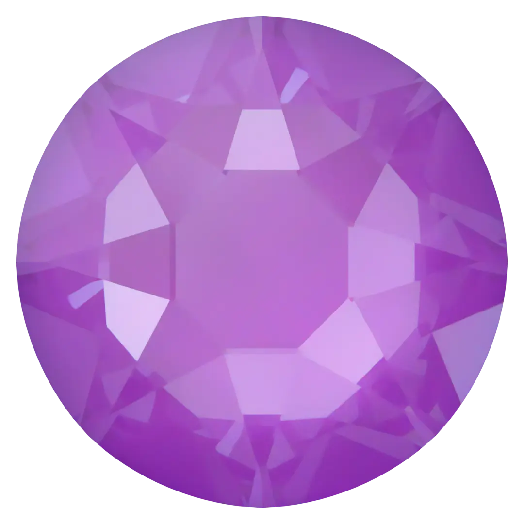 Serinity Hotfix Flat Back Crystals (2000, 2038 & 2078) Crystal Electric Violet Ignite - Bluestreak Crystals