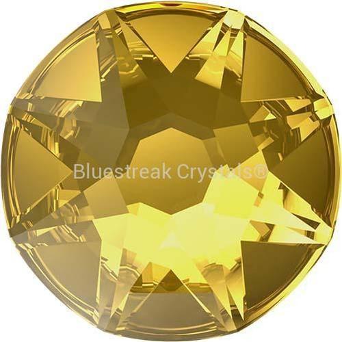 Serinity Hotfix Flat Back Crystals (2000, 2038 & 2078) Golden Topaz-Serinity Hotfix Flatback Crystals-SS3 (1.4mm) - Pack of 50-Bluestreak Crystals