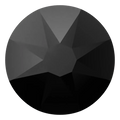 Swarovski Hotfix Flat Back Crystals (2000, 2038 & 2078) Jet - Bluestreak Crystals