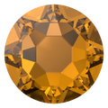Swarovski Hotfix Flat Back Crystals (2000, 2038 & 2078) Light Amber - Bluestreak Crystals