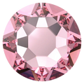 Swarovski Hotfix Flat Back Crystals (2000, 2038 & 2078) Light Rose - Bluestreak Crystals