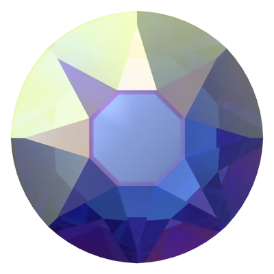 Swarovski Hotfix Flat Back Crystals (2000, 2038 & 2078) Sapphire AB - Bluestreak Crystals