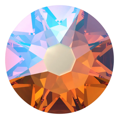 Swarovski Hotfix Flat Back Crystals (2000, 2038 & 2078) Topaz Shimmer - Bluestreak Crystals