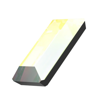 Swarovski Flat Back Crystals Non Hotfix Baguette (2510) Crystal AB - Bluestreak Crystals