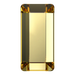 Serinity Hotfix Flat Back Crystals Baguette (2510) Dark Jonquil - Bluestreak Crystals