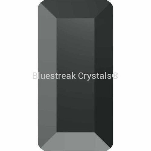 Serinity Hotfix Flat Back Crystals Baguette (2510) Jet Hematite-Serinity Hotfix Flatback Crystals-5x2.5mm - Pack of 10-Bluestreak Crystals