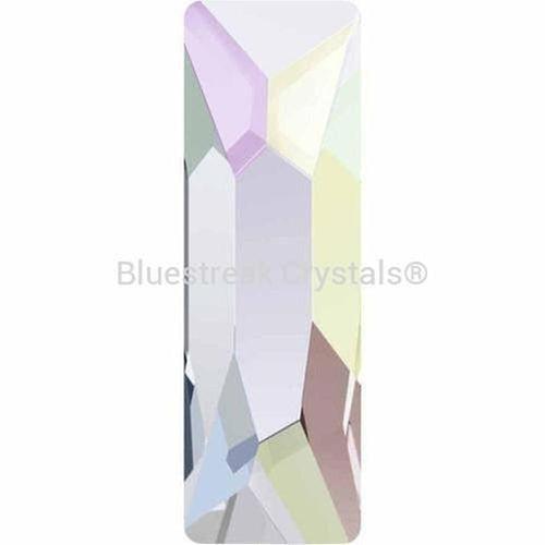 Serinity Hotfix Flat Back Crystals Cosmic Baguette (2555) Crystal AB-Serinity Hotfix Flatback Crystals-8x2.6mm - Pack of 6-Bluestreak Crystals